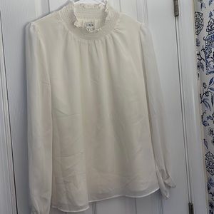 White J Crew Blouse